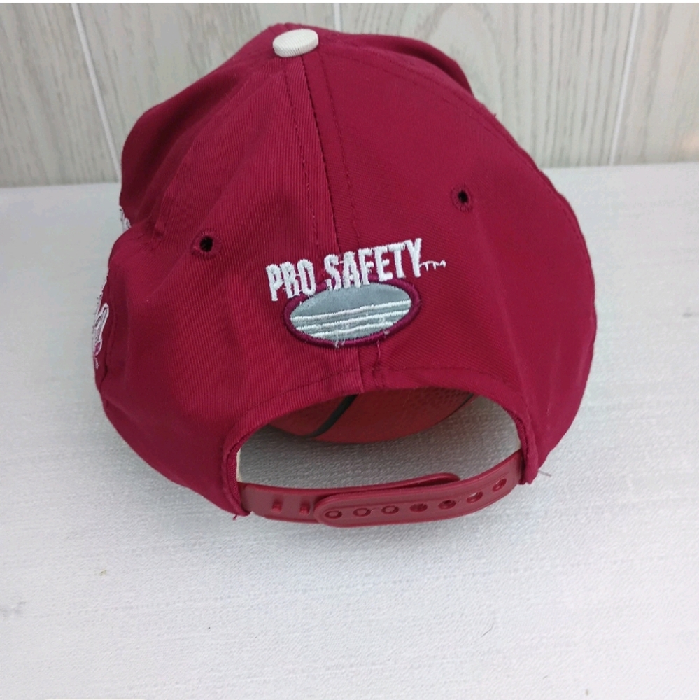 Arkansas Razorback Falcon Headwear Embroidered Logo Cap Hat Adjustable Strap. - Picture 5 of 12
